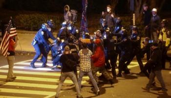 مصادمات بين ناخبين والشرطة الأمريكية - أرشيفية