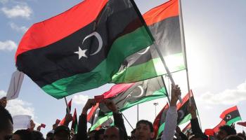 الاحتفال في ذكرى استقلال ليبيا