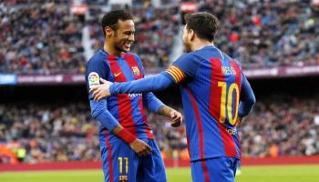 ليونيل ميسي ونيمار دا سيلفا في برشلونة
