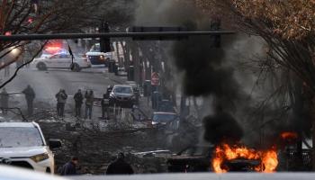 جانب من انفجار ناشفيل الأمريكية - نيويورك بوست