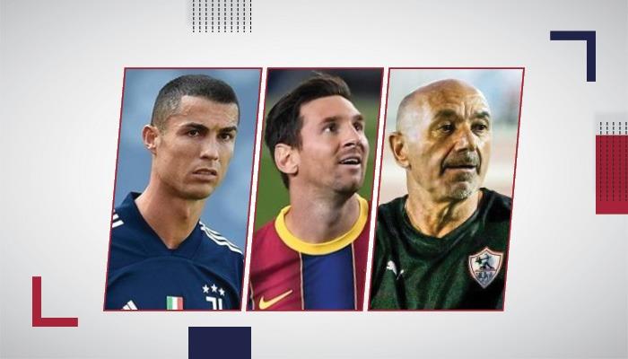 جايمي باتشيكو وكريستيانو رونالدو وليونيل ميسي