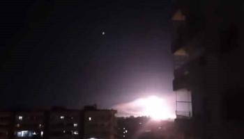 غارة إسرائيلية سابقة على مواقع بسوريا