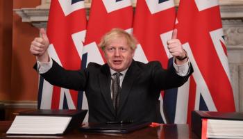 رئيس الوزراء البريطاني بوريس جونسون - الفرنسية