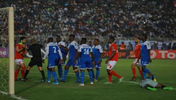 من مباراة الهلال والأهلي 