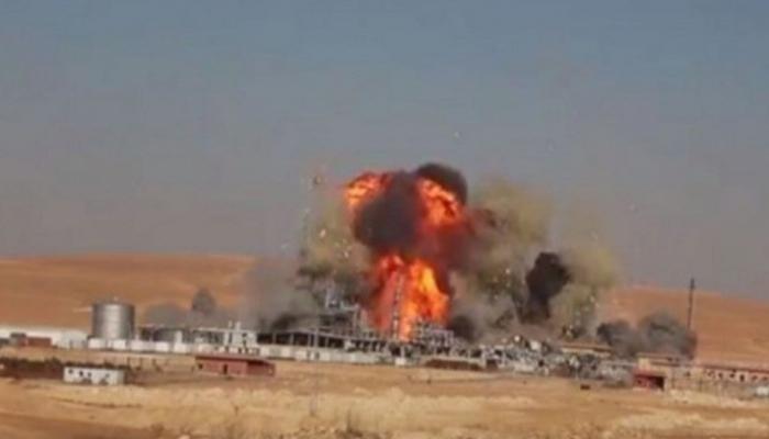 حريق في منشآت نفطية بسوريا - أرشيفية