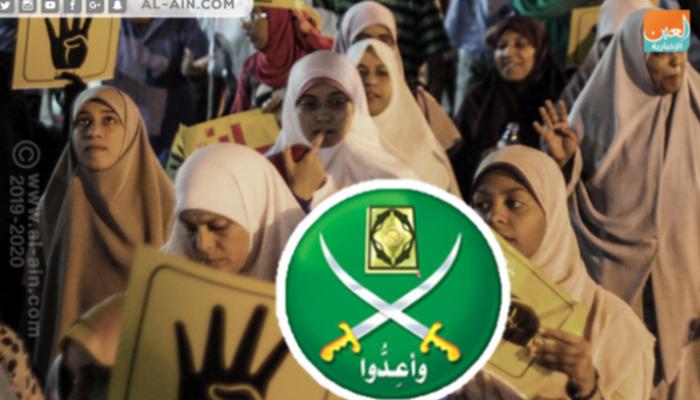 جانب من مشاركة قسم الأخوات باحتجاجات سابقة بمصر