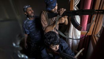 عناصر مليشيا متحالفة مع حكومة السراج - أرشيفية