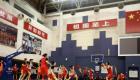 中国女篮奥预赛首战英国，全队鼓舞精神为武汉加油
