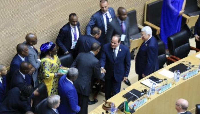 الرئيس عبدالفتاح السيسي يتسلم رئاسة الاتحاد الأفريقي