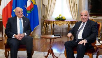 وزير الخارجية اليوناني والرئيس المالطي