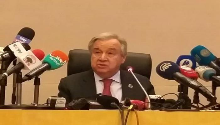 الأمين العام للأمم المتحدة أنطونيو جوتيريس
