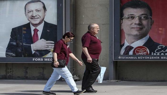 شعبية أردوغان تنهار في تركيا