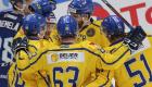 Сборная Швеции по хоккею победила в третьем этапе Евротура