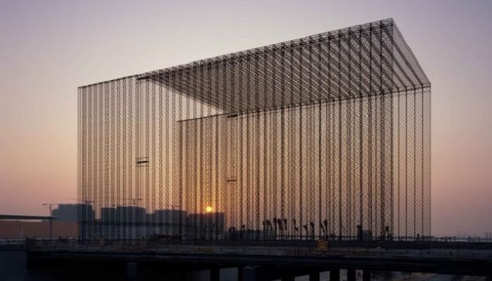 إحدى بوابات إكسبو دبي 2020 التي تم الكشف عنها
