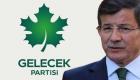 Gelecek Partisi, cumhurbaşkanı adaylarının Davutoğlu olduğunu duyurdu