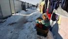 "الزائر الأبيض".. الثلوج تهدد حياة اللاجئين السوريين