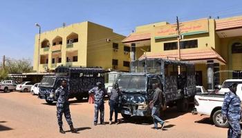 انتشار للأمن السوداني أمام نيابة الخرطوم- أرشيفية