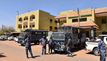 انتشار للأمن السوداني أمام نيابة الخرطوم- أرشيفية
