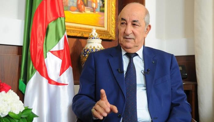الرئيس الجزائري عبدالمجيد تبون