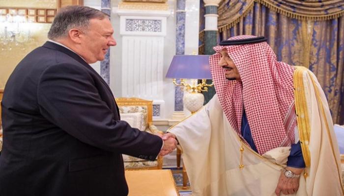 خادم الحرمين الشريفين يستقبل وزير الخارجية الأمريكي