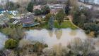 فيضانات "دينيس" تحاصر قصر أمل وجورج كلوني في بريطانيا
