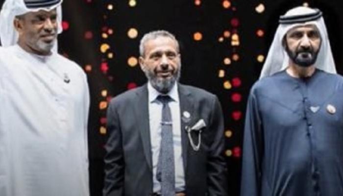 الشيخ محمد بن راشد والطبيب المصري مجاهد الطلاوي