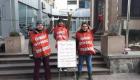 İşçilerin eylemine 'Erdoğan yasağı'