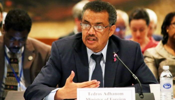 تيدروس أدهانوم جيبريسوس مدير عام منظمة الصحة العالمية
