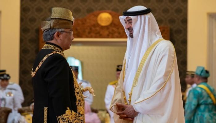 الشيخ محمد بن زايد آل نهيان وملك ماليزيا