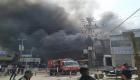 مصرع 9 وإصابة 53 في حريق هائل وسط قطاع غزة