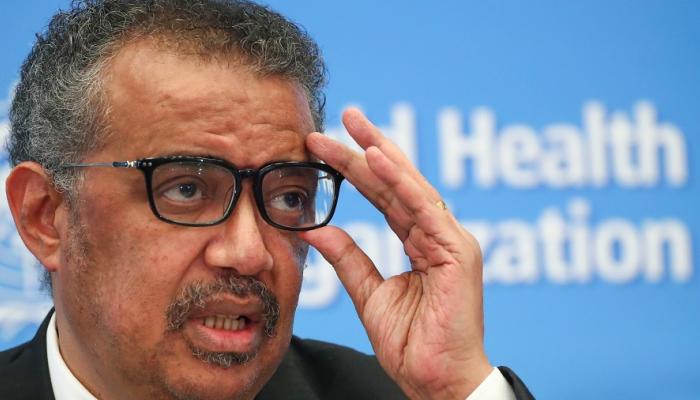 تيدروس أدهانوم جيبريسوس مدير عام منظمة الصحة العالمية