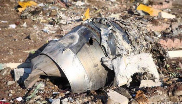 جزء من حطام الطائرة الأوكرانية المنكوبة - أرشيفية