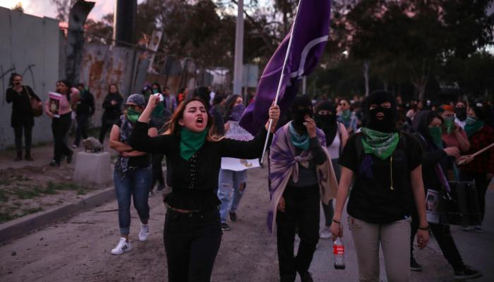  النساء ينتفضن ضد العنف في المكسيك