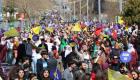 Diyarbakır'da coşkulu 8 Mart: Kadınlar 'Özgürlüğe yürüyoruz' şiarıyla alanlarda
