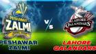 پاکستان سپر لیگ کے 24 ویں میچ میں لاہور قلندرز اور پشاور زلمی کے درمیان مقابلہ آج