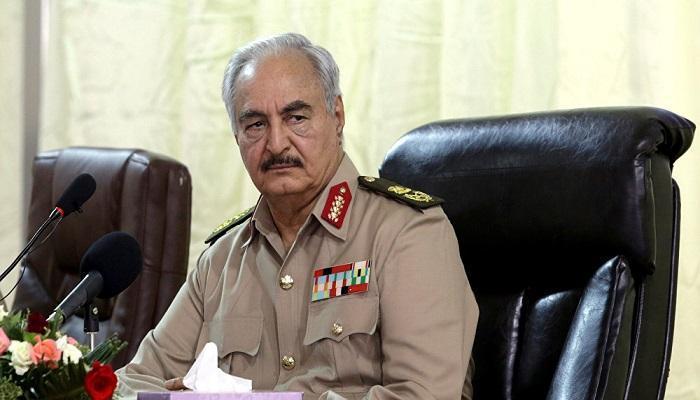 المشير خليفة حفتر القائد العام للقوات المسلحة الليبية