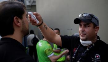 عملية فحص لفيروس كورونا في المكسيك