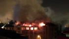 آتش سوزی دومین بیمارستان تاریخی ایران