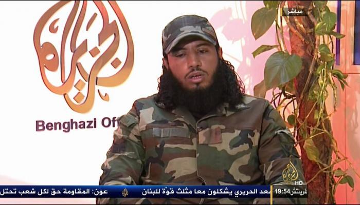 الإرهابي المطلوب دوليا زياد بلعم على قناة الجزيرة 