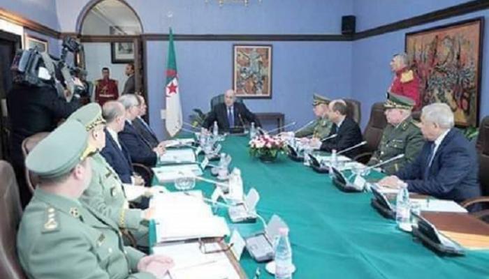 جانب من اجتماع المجلس الأعلى للأمن القومي بالجزائر - أرشيفية