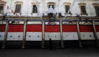 سوق الحميدية بدمشق أغلق أبوابه في إطار جهود احتواء فيروس كورونا في سوريا