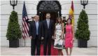 El Rey Felipe VI y doña Litizia abogan con los Trump por la "solidaridad" y la "comprensión mutua" entre España y EEUU ante el coronavirus