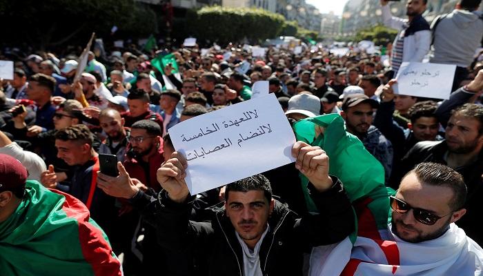 مظاهرة سابقة للحراك الشعبي الرافض لترشح بوتفليقة