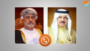 عاهل البحرين وسلطان عمان بحثا جهود التصدي لكورونا