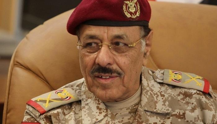 الفريق الركن علي محسن صالح نائب الرئيس اليمني- صورة أرشيفية