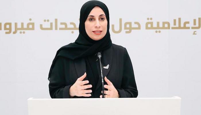 الدكتورة فريدة الحوسني خلال الإحاطة اليومية