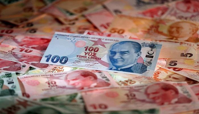 عملات ورقية من الليرة التركية