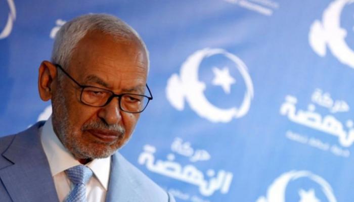 راشد الغنوشي رئيس حركة النهضة الإخوانية في تونس