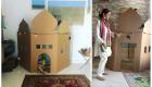 پاکستان: ثروت گیلانی نے بچوں کو کارڈ بورڈ سے مسجد بنانا سکھایا