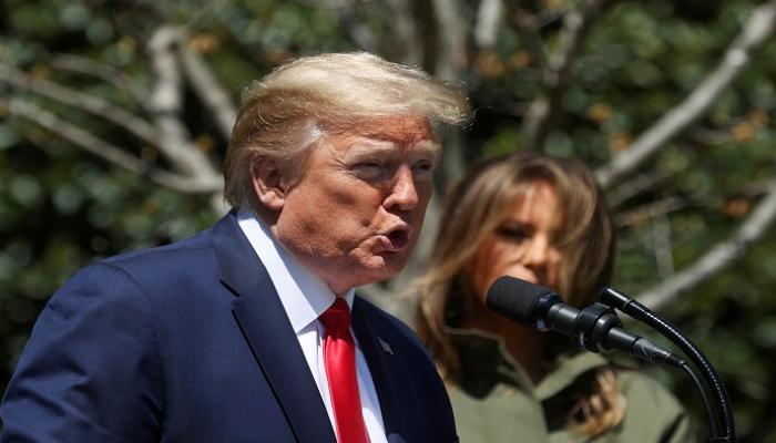 الرئيس الأمريكي خلال كلمته بمناسبة يوم الأرض - رويترز